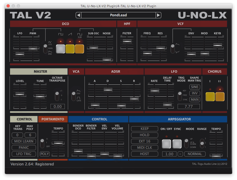 pong sweep me off my feet juno synth