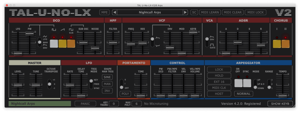 drive synth sounds nightcall arps