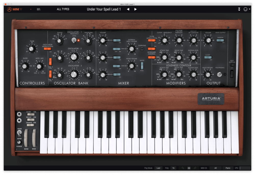 drive synth sounds under your spell lead 1