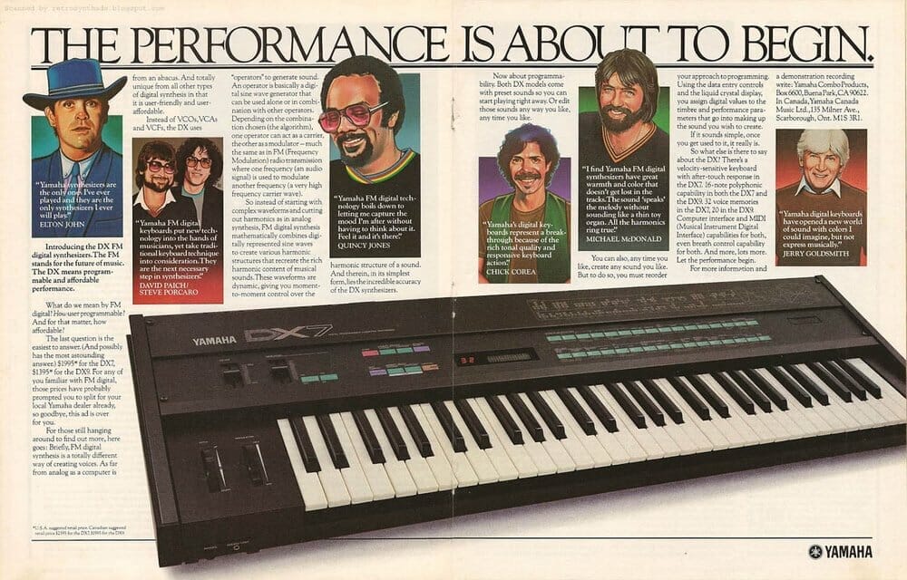 dx7 performance synth